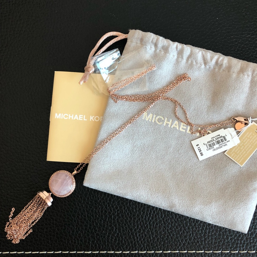 Michael Kors Easy Opulence Tassel Pendant Necklace